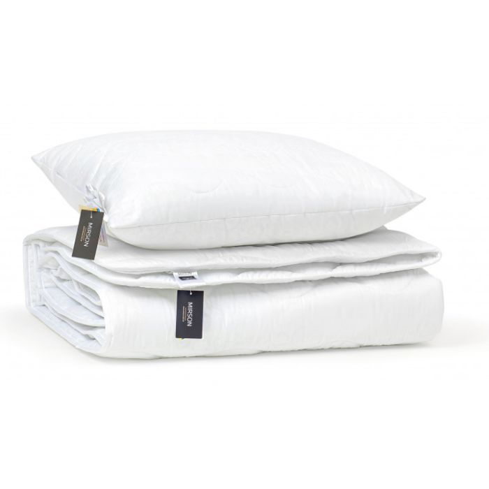 Ковдра MirSon Набір Eco-Soft Всесезонний №1693 Eco Light White Ковдра + по (2200002655330) зображення 4