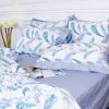 Постільна білизна MirSon Satin print Elit Azure Jay 160х220 (2200005394243)