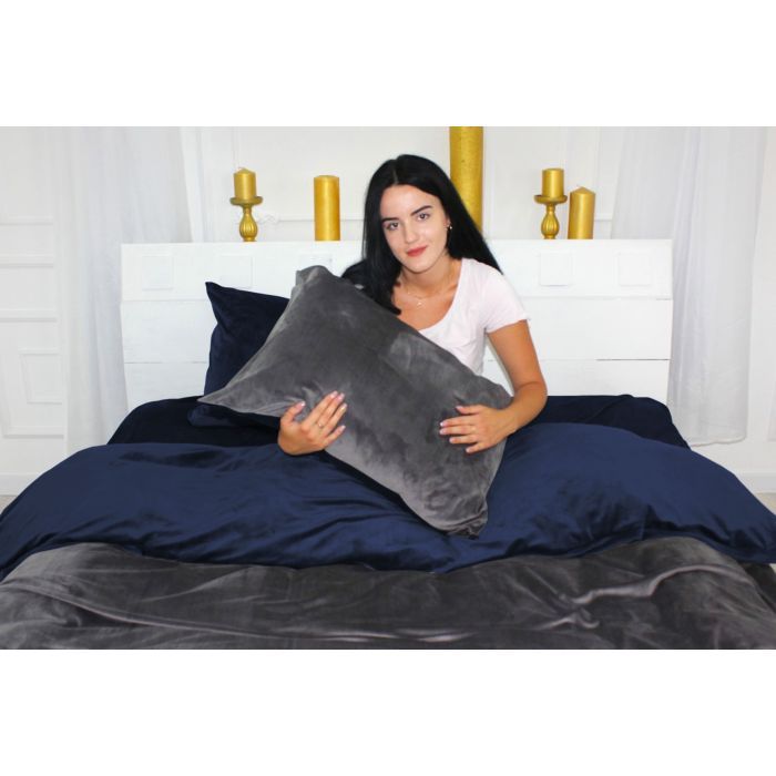 Постільна білизна MirSon Велюр Winter Frost 28-0005 + 28-0006 Tagetes Velvet 110х140 (2200004007793) зображення 2
