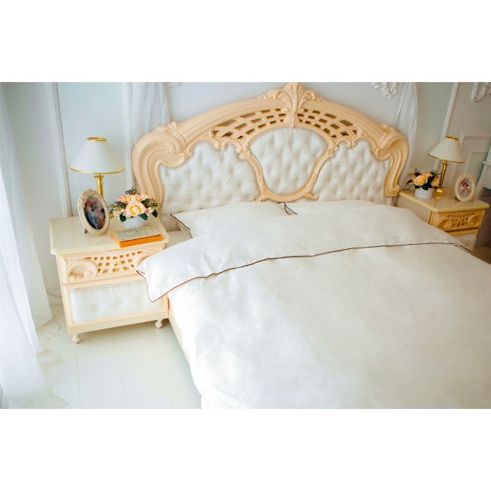 Постельное белье MirSon Сатин Premium Corner Moko White 160x220 (2200001484368) изображение 2
