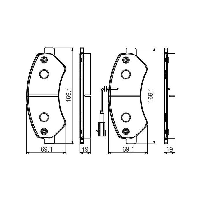 Гальмівні колодки Bosch 0 986 495 095 зображення 2