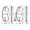 Гальмівні колодки Bosch 0 986 495 095 зображення 2