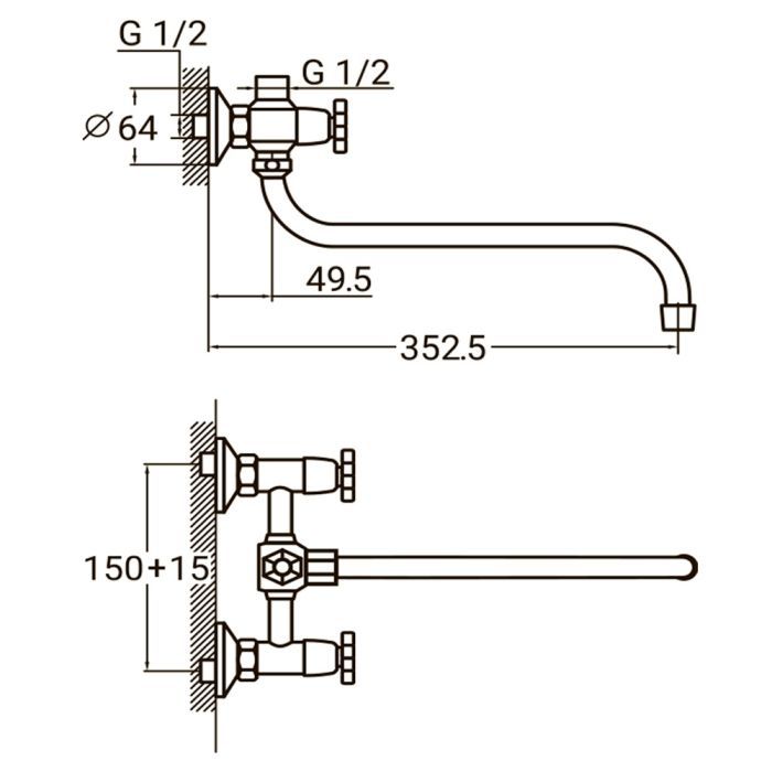 Смеситель AQUATICA QN-2C458C изображение 6