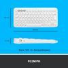 Клавиатура Logitech K380 Multi-Device Bluetooth UA Off-White (920-009868) изображение 8