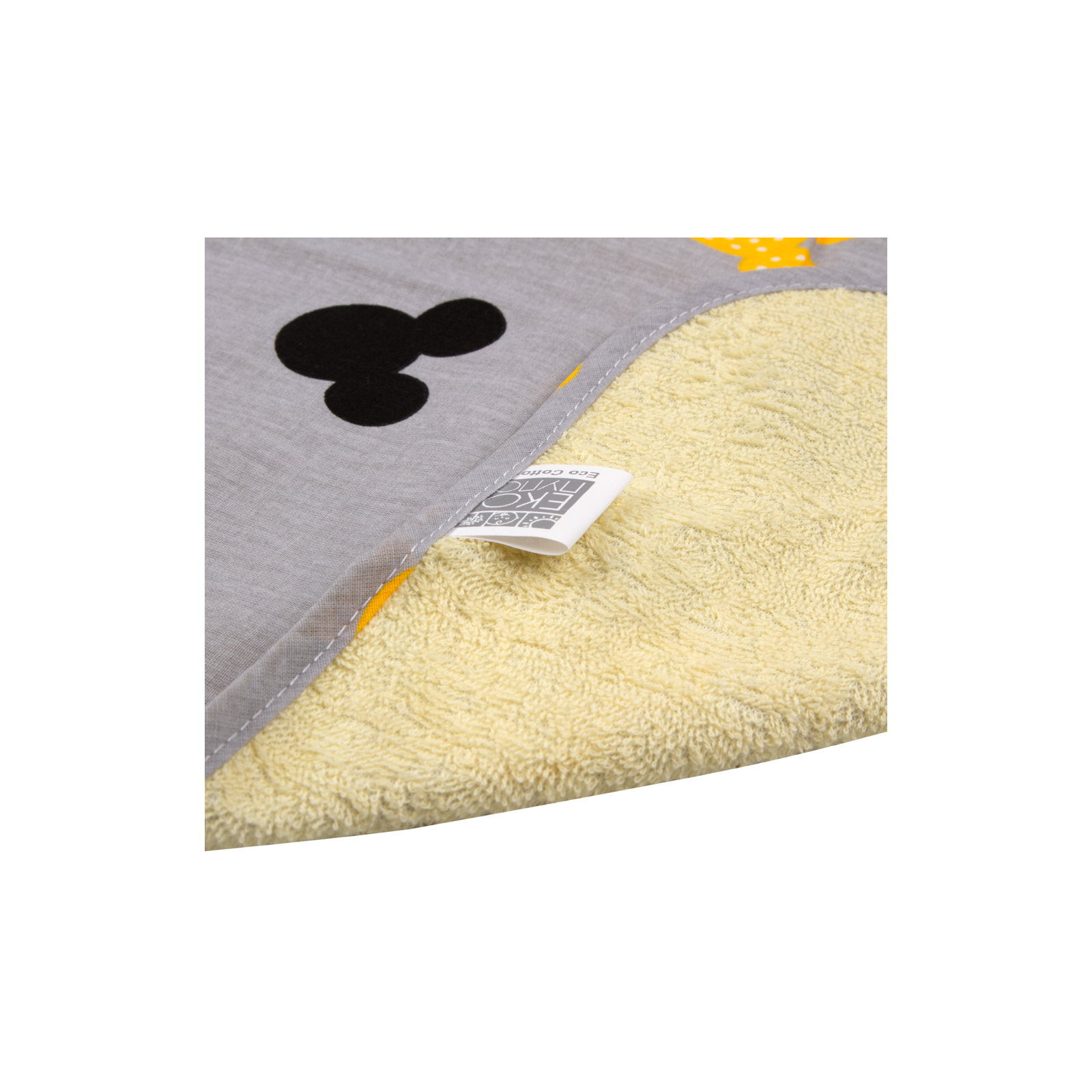 Пеленки для младенцев Еко Пупс Eco Cotton непромокаемая двухсторонняя 50х70 см Мишки на сером (EPG10N-5070mmg) изображение 2