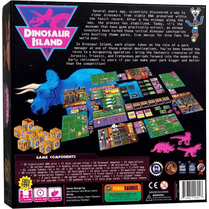 Настольная игра Pandasaurus Games Dinosaur Island (Остов Динозавров) англ. (854382007047) изображение 12