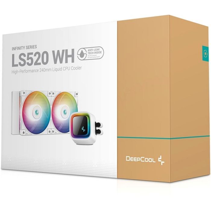 Система жидкостного охлаждения Deepcool LS520 White (R-LS520-WHAMNT-G-1) изображение 7