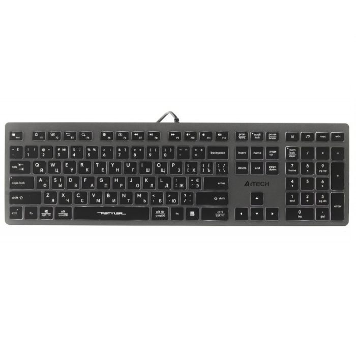 Клавиатура A4Tech FX60H USB Grey Neon backlit