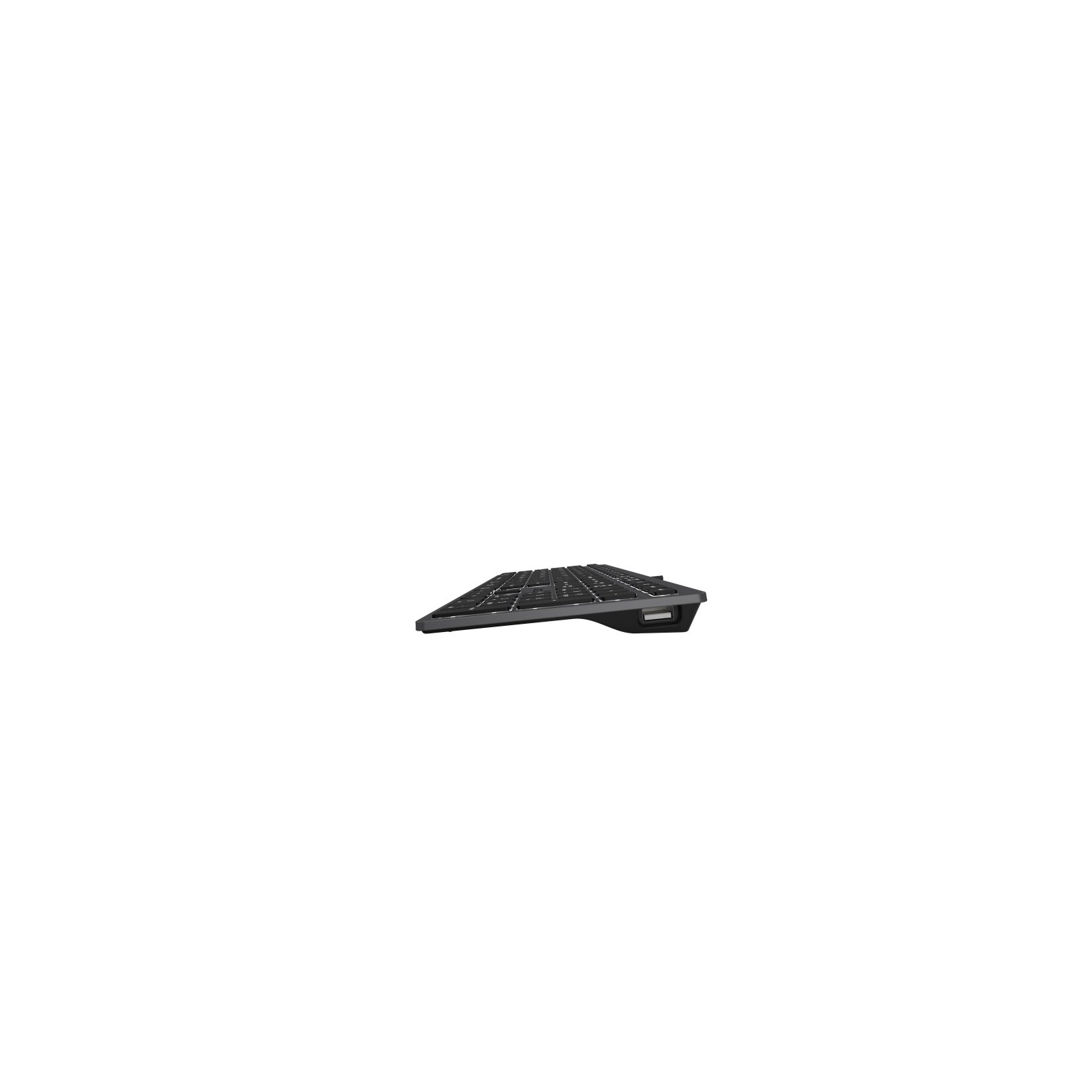 Клавіатура A4Tech FX60H USB Grey White backlit зображення 5