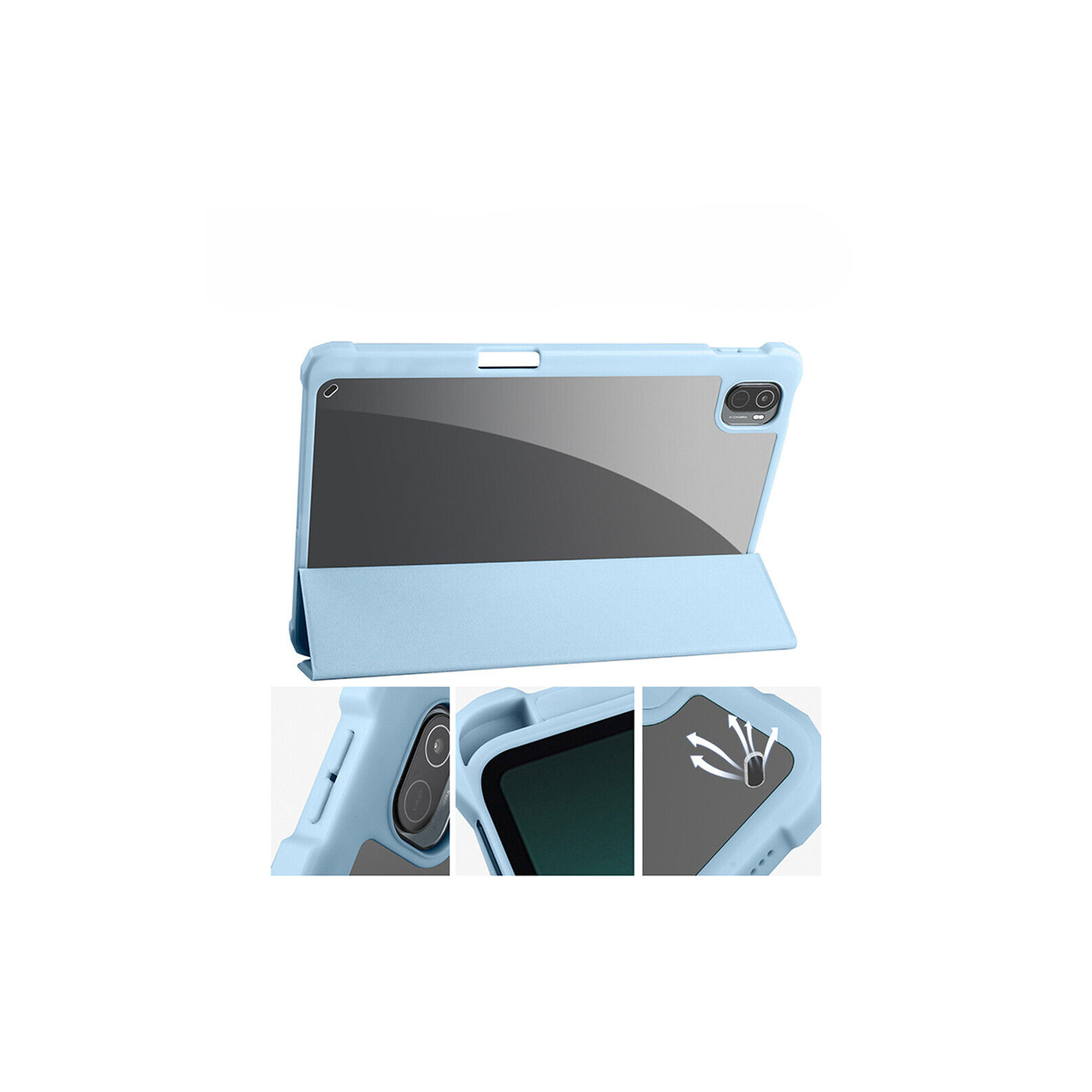 Чехол для планшета BeCover Soft Edge Pencil Mount Xiaomi Mi Pad 5 / 5 Pro Light Blue (708365) изображение 4
