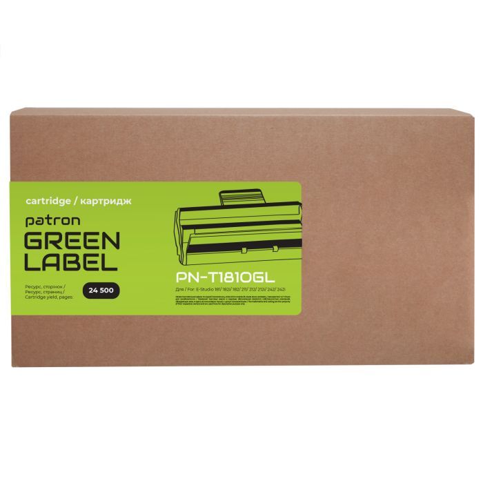 Тонер-картридж Patron Toshiba T-1810E Green Label (PN-T1810GL) зображення 2