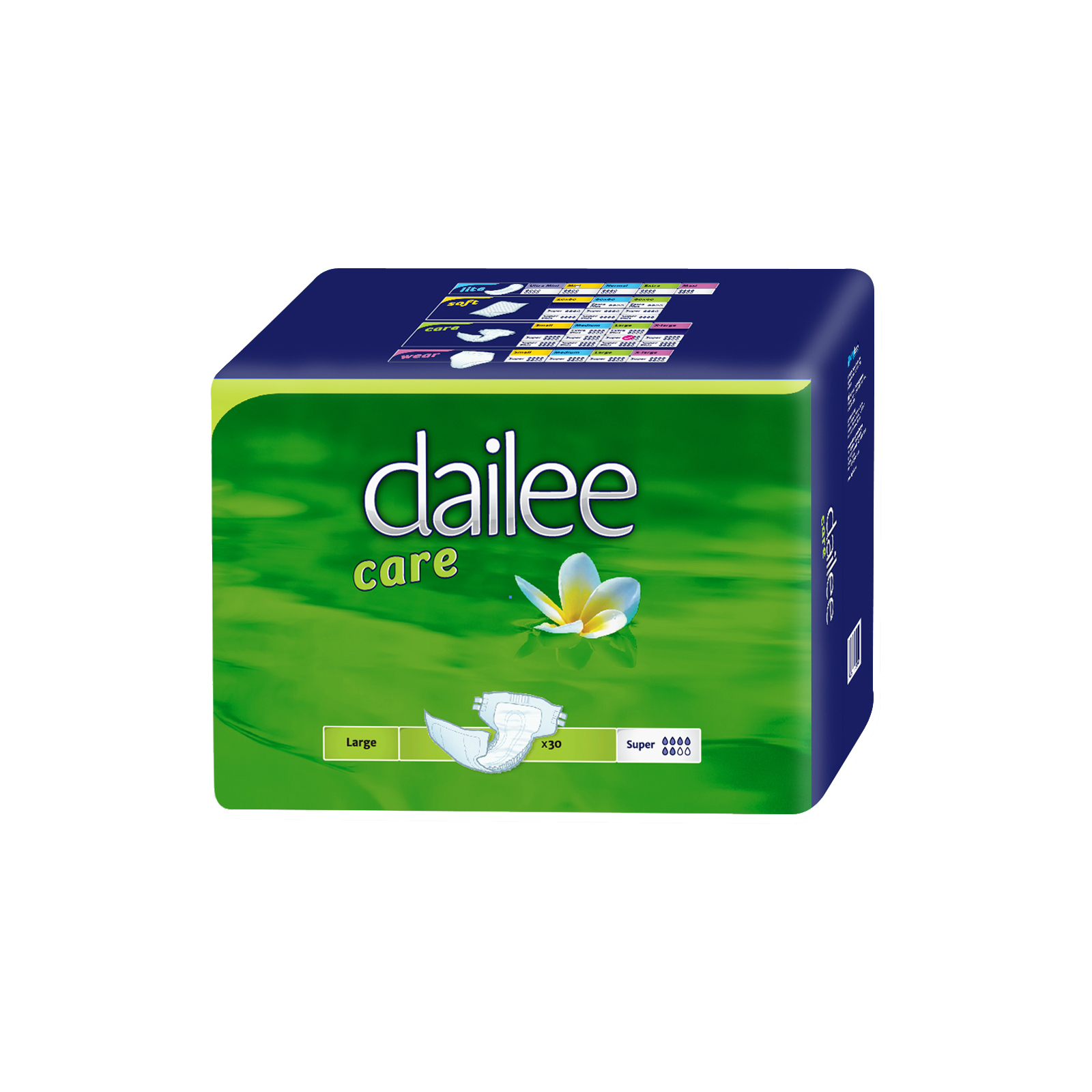 Підгузки для дорослих Dailee Care дихаючі Super Large 30 шт (8595611621840)