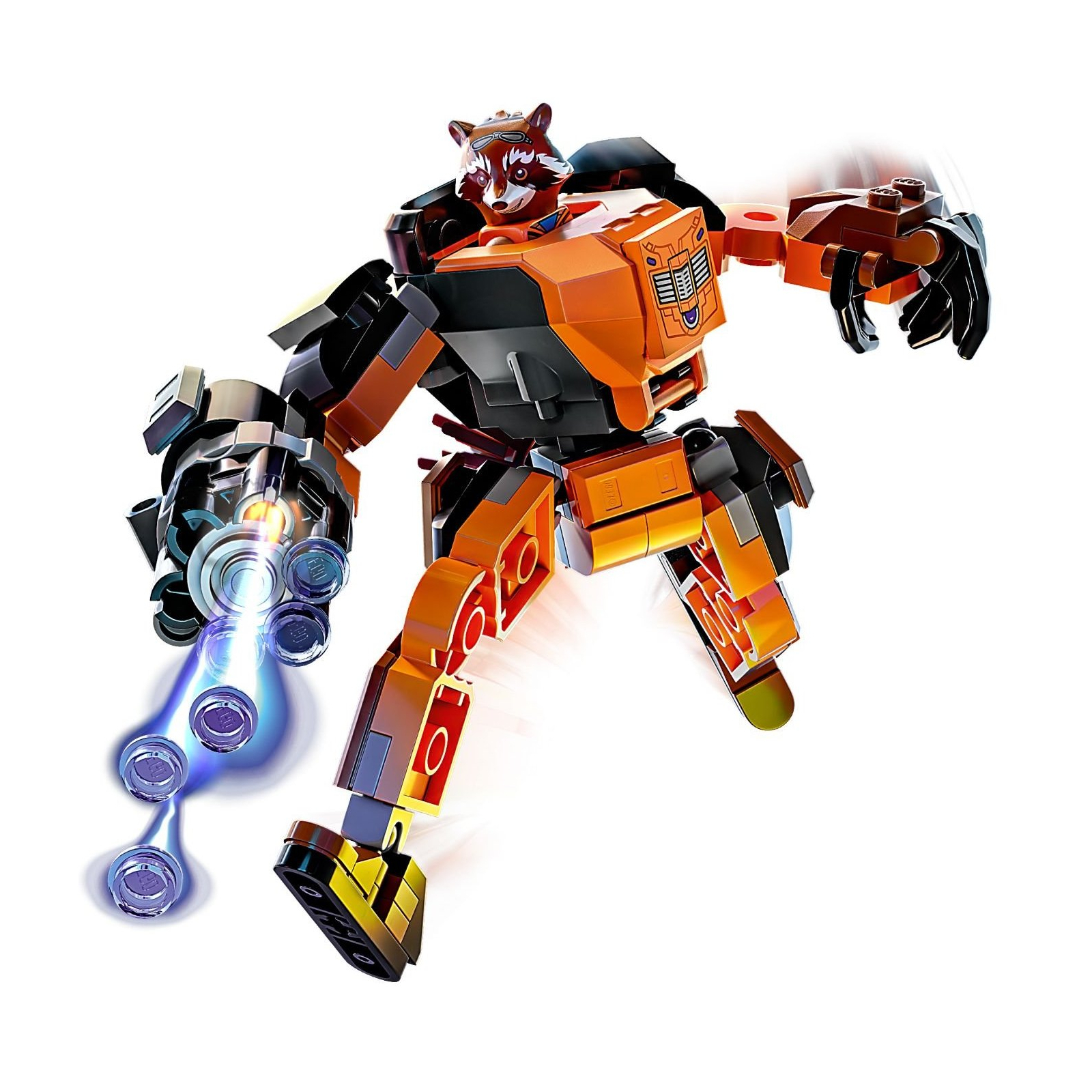 Конструктор LEGO Super Heroes Робоброня Енота Ракеты 98 деталей (76243) изображение 4