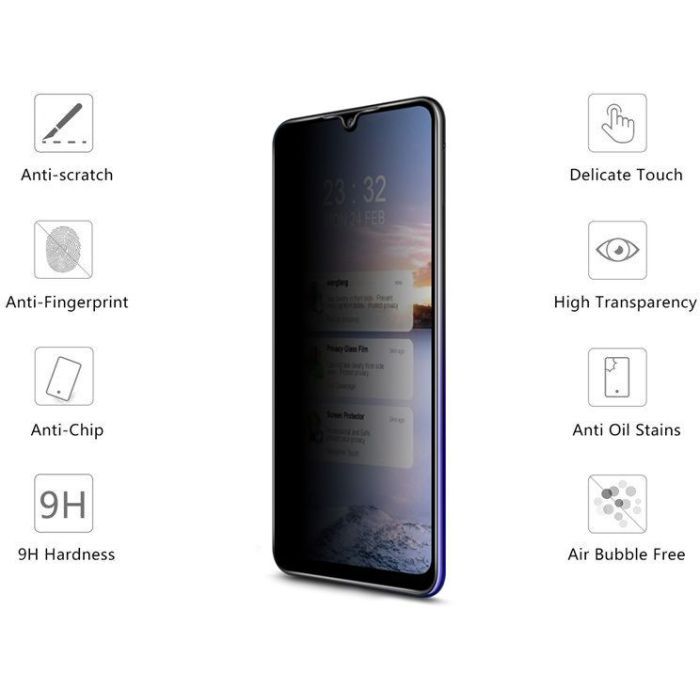 Скло захисне Drobak Anti Spy Samsung Galaxy M12 (474783) зображення 2