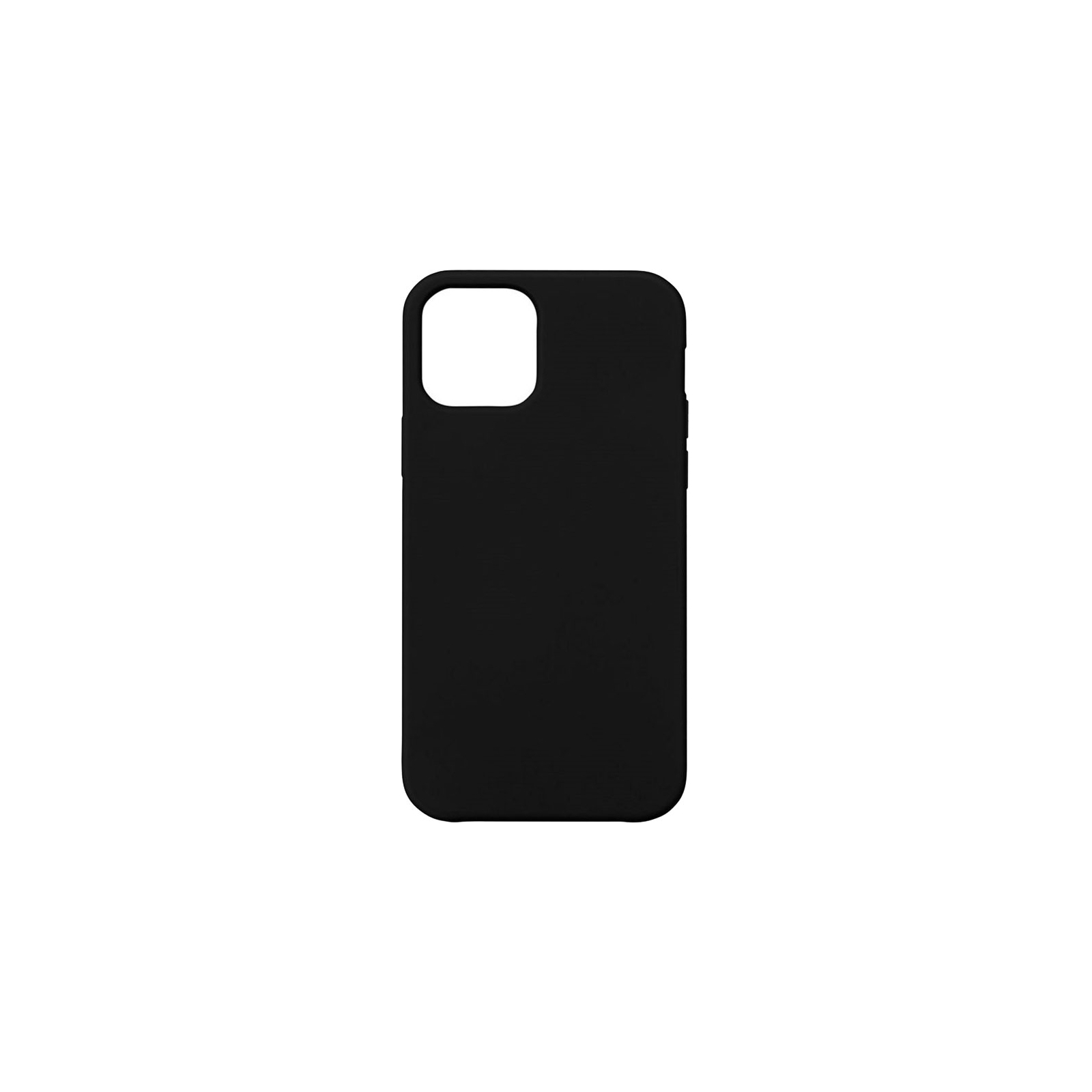 Чохол до мобільного телефона Drobak Liquid Silicon Case Apple iPhone 12 Pro Max Black (707006)
