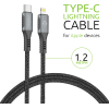 Дата кабель Type-C to Lightning 1.2m CBGPD30WTL1 30W grey Intaleo (1283126518089) изображение 3