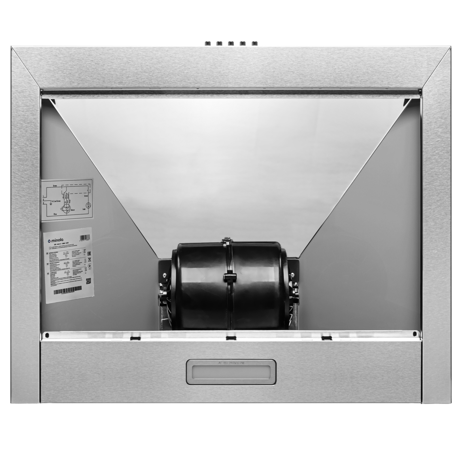Вытяжка кухонная Minola HK 6614 WH 1000 LED изображение 6