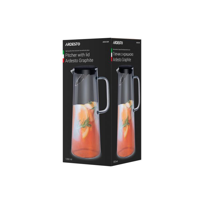 Глечик Ardesto Graphite 1350 мл (AR2613GR) зображення 4