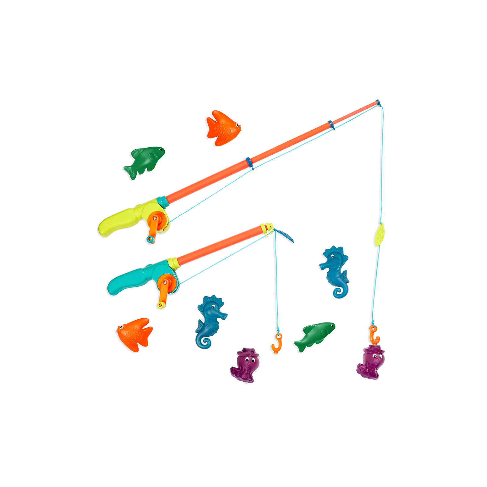 Игрушка для ванной Battat Магнитная рыбалка, изменяющая цвет (BX2056Z)