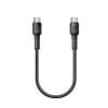 Дата кабель USB-C to USB-C 0.3m 3А black ColorWay (CW-CBPDCC054-BK) зображення 6