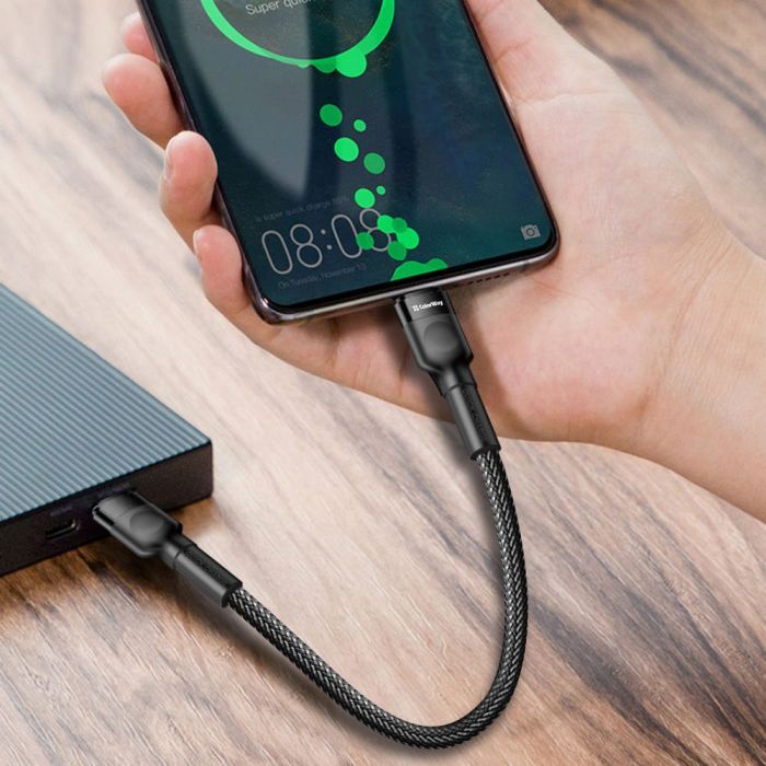 Дата кабель USB-C to USB-C 0.3m 3А black ColorWay (CW-CBPDCC054-BK) зображення 9