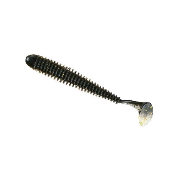 Силикон рыболовный Nomura Gator 75мм 2,5гр. цвет-036 (golden glitter) 10шт (NM70003607)