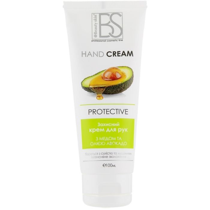 Крем для рук Beauty Skin Защитный с медом и маслом авокадо 100 мл (4820176190741)