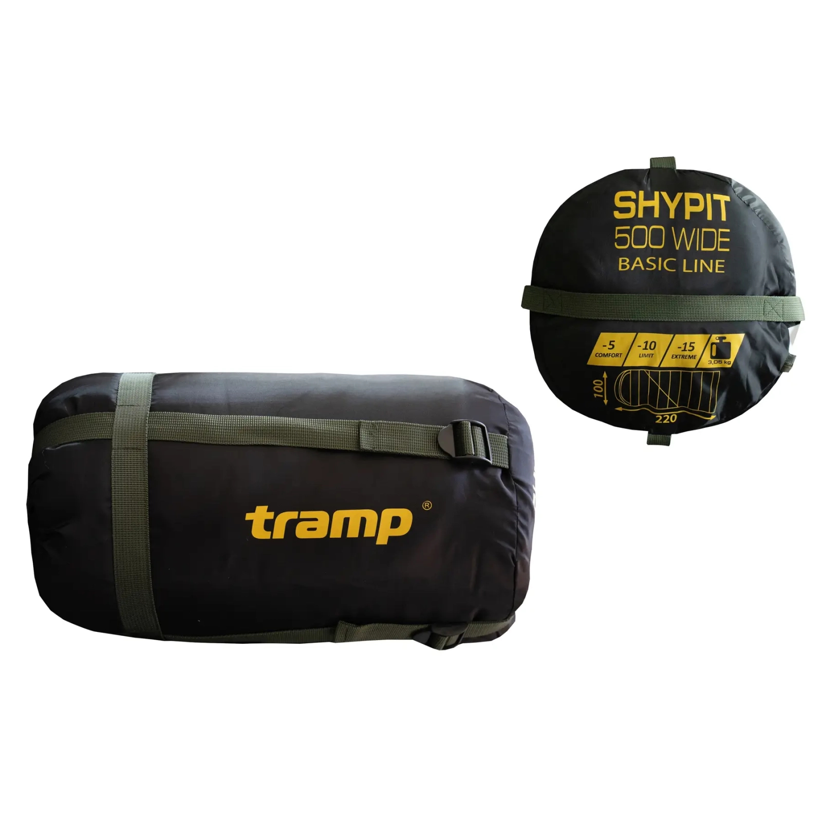 Спальний мішок Tramp Shypit 500XL Right Olive (UTRS-062L-R) зображення 12