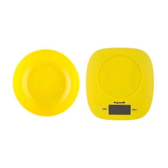 Весы кухонные Erstech VKS-517 yellow изображение 5