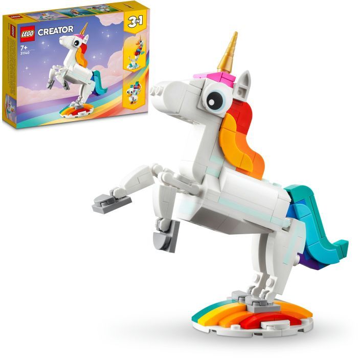 Конструктор LEGO Creator Магічний єдиноріг 145 деталей (31140) зображення 8