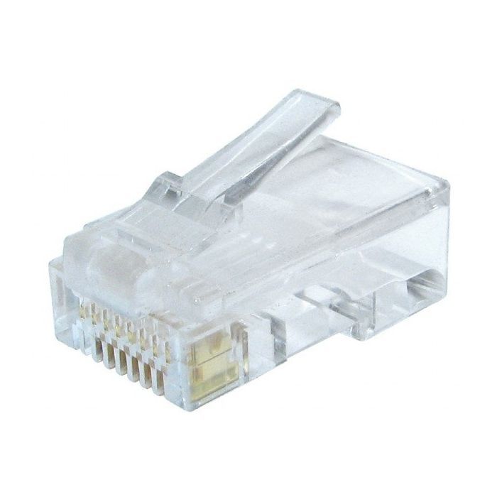 Конектор RJ45 cat.6 UTP 8P8C * 10 (позолоч. конт.) Cablexpert (LC-8P8C-002/10)