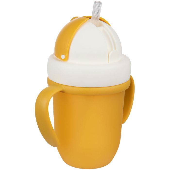 Поильник-непроливайка Canpol babies Matte Pastels с силиконовой трубочкой 210 мл Желтый (56/522_yel) изображение 2
