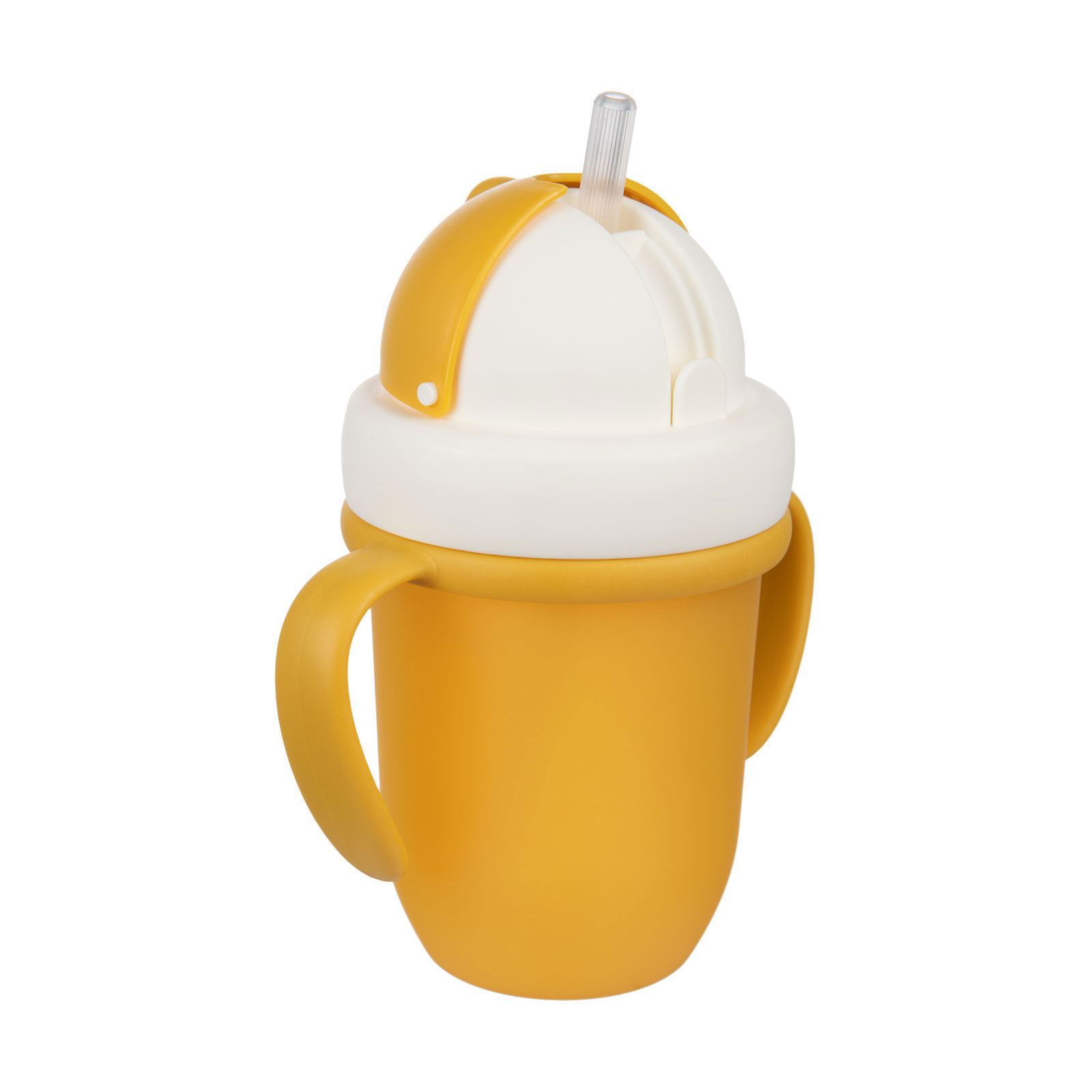 Поильник-непроливайка Canpol babies Matte Pastels с силиконовой трубочкой 210 мл Желтый (56/522_yel) изображение 2