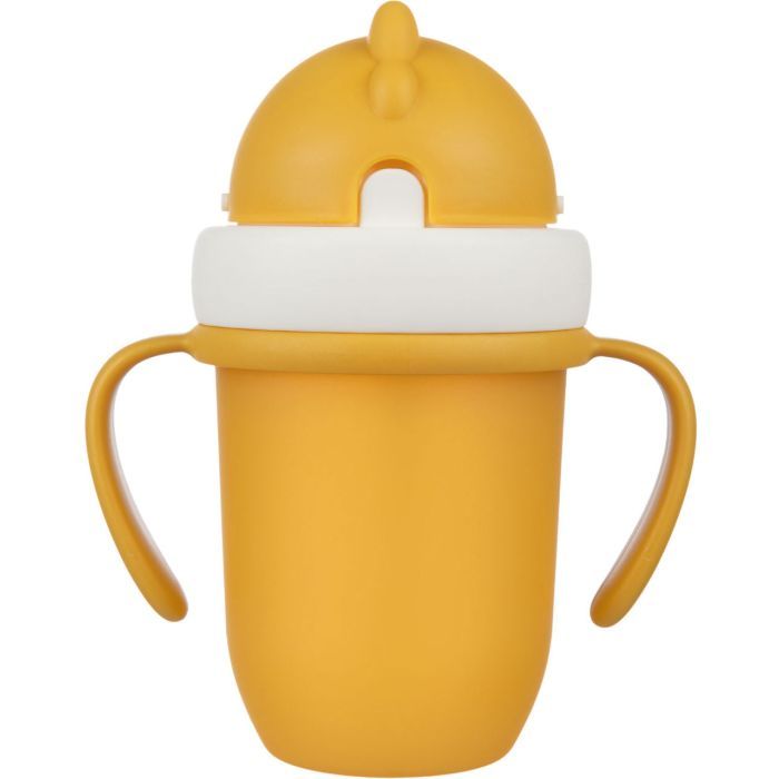 Поильник-непроливайка Canpol babies Matte Pastels с силиконовой трубочкой 210 мл Желтый (56/522_yel) изображение 3