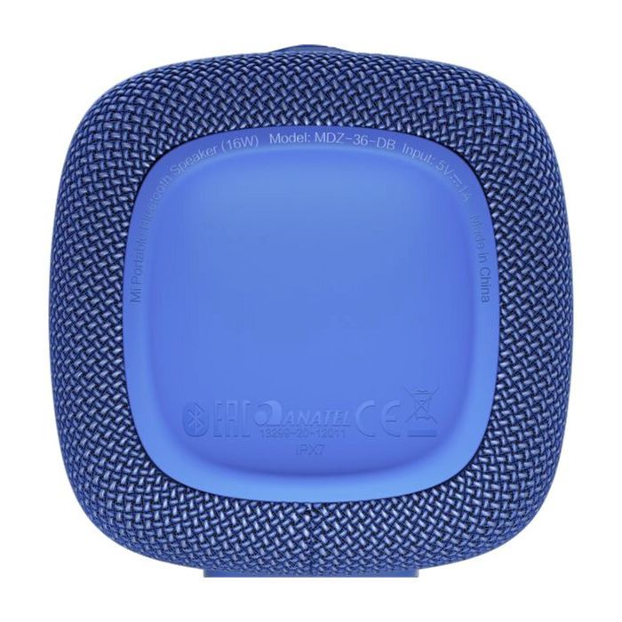 Акустическая система Xiaomi Mi Portable Bluetooth Speaker 16W Blue (QBH4197GL) изображение 7