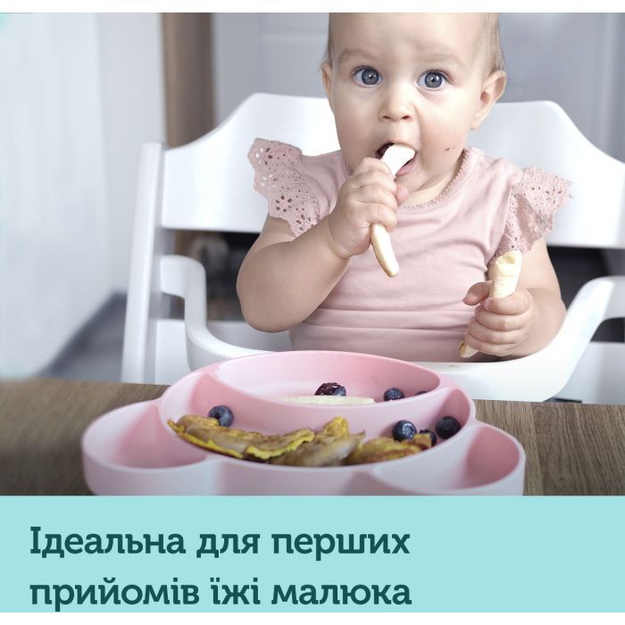 Тарілка дитяча Canpol babies Ведмедик на присосці Бірюзова (51/401_tur) зображення 3