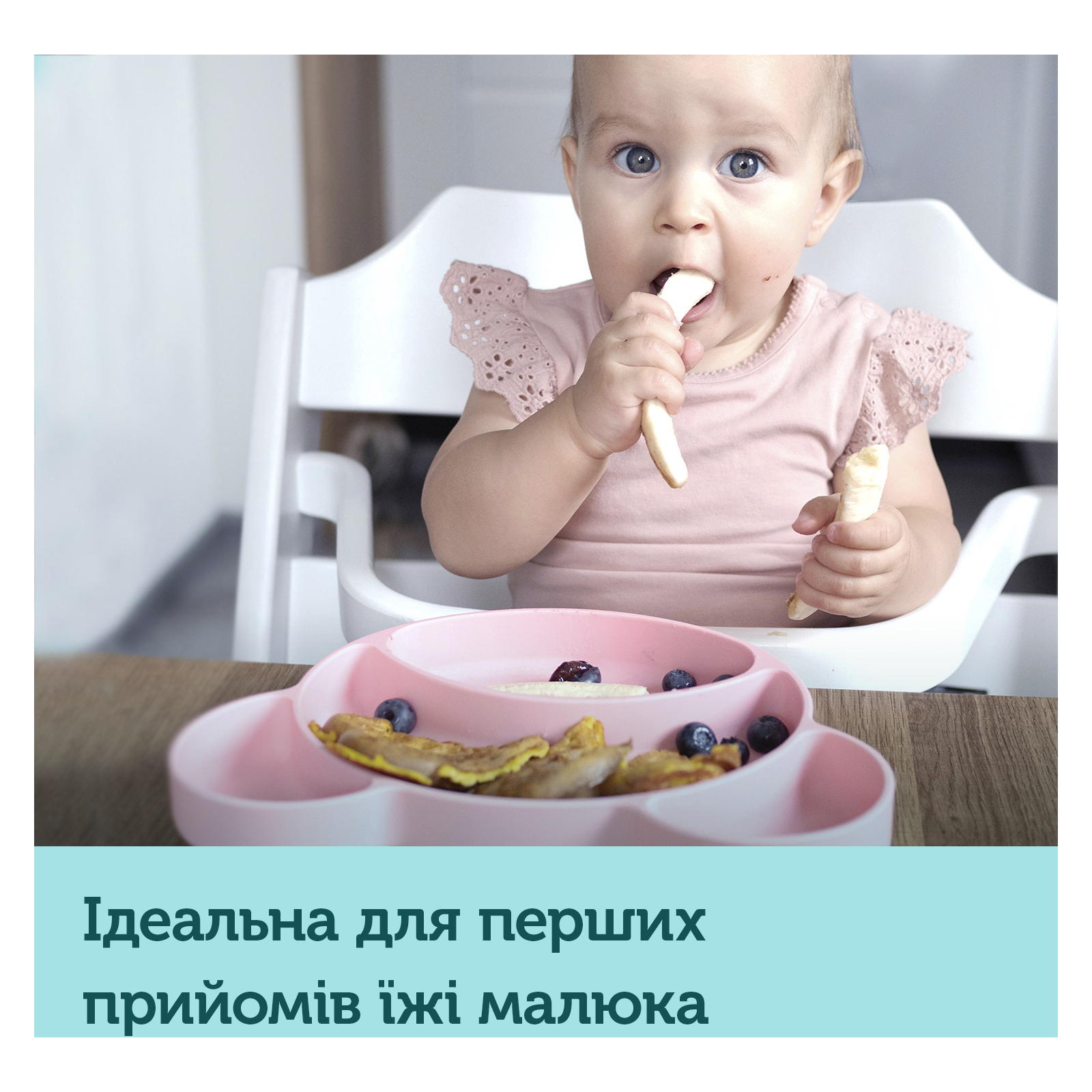 Тарілка дитяча Canpol babies Ведмедик на присосці Рожева (51/401_pin) зображення 3