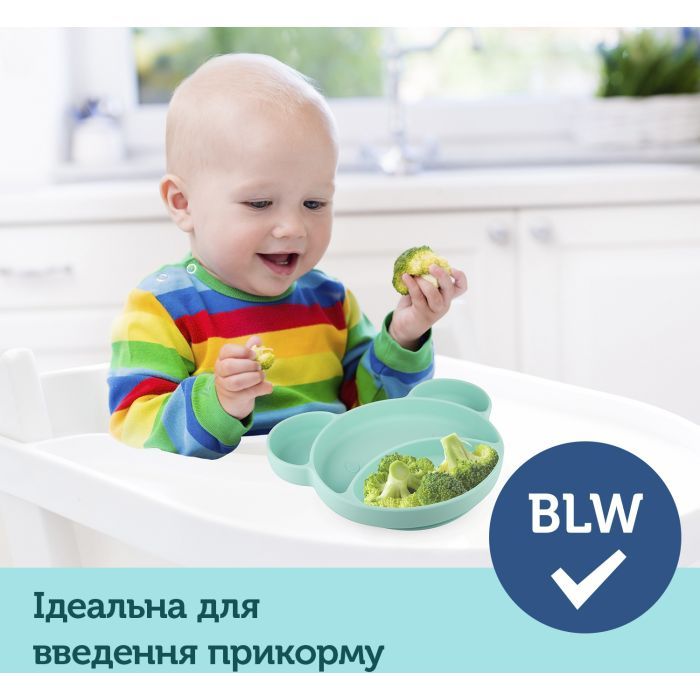 Тарілка дитяча Canpol babies Ведмедик на присосці Бірюзова (51/401_tur) зображення 6