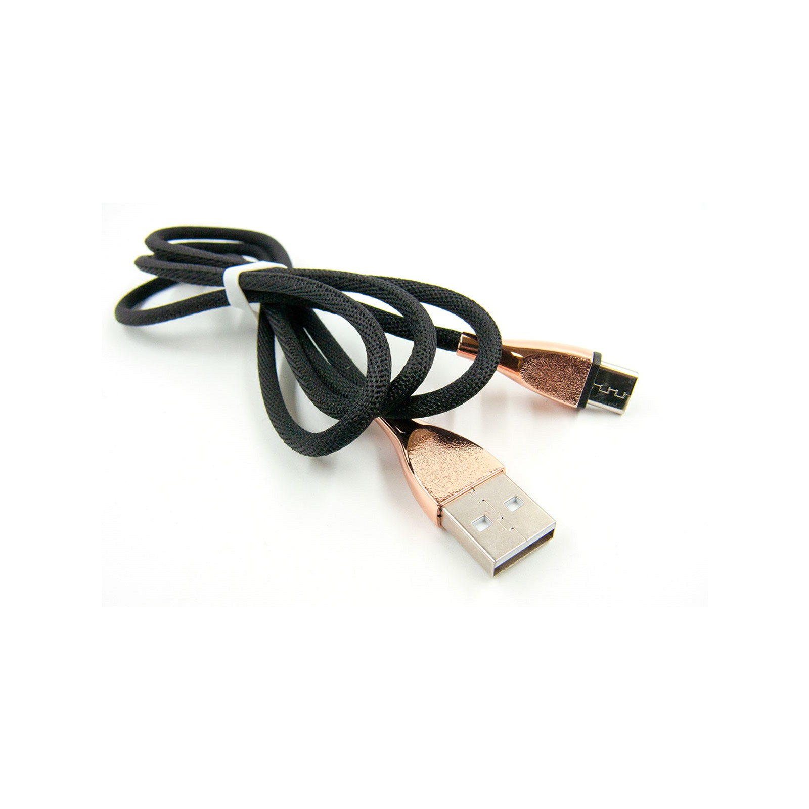 Дата кабель USB 2.0 AM to Type-C 1.0m black Dengos (NTK-TC-SET-BLACK) изображение 2