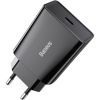 Зарядний пристрій Baseus Speed Mini Quick Charger Black (CCFS-SN01) зображення 3