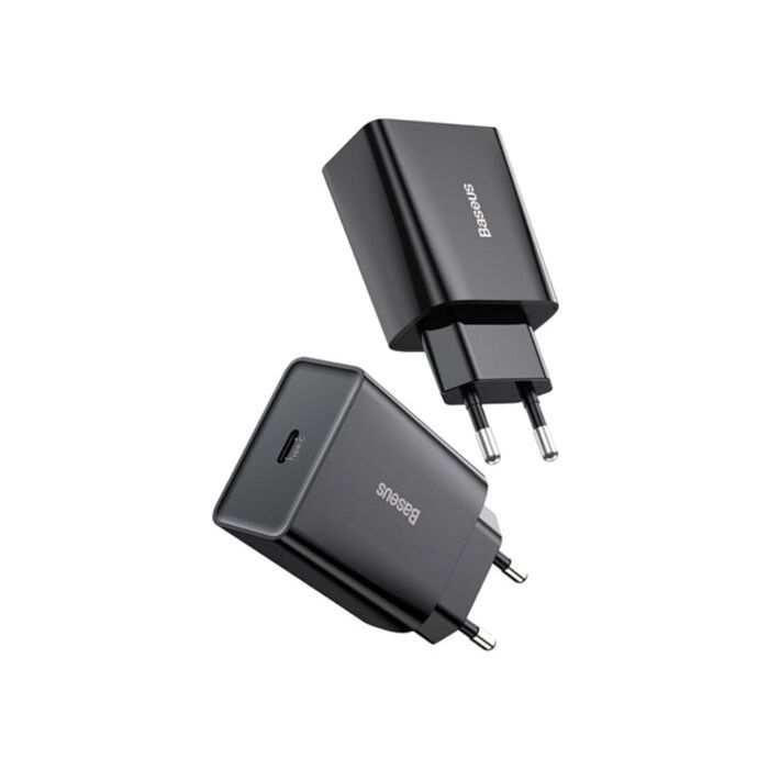 Зарядний пристрій Baseus Speed Mini Quick Charger Black (CCFS-SN01) зображення 5