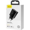 Зарядний пристрій Baseus Speed Mini Quick Charger Black (CCFS-SN01) зображення 7