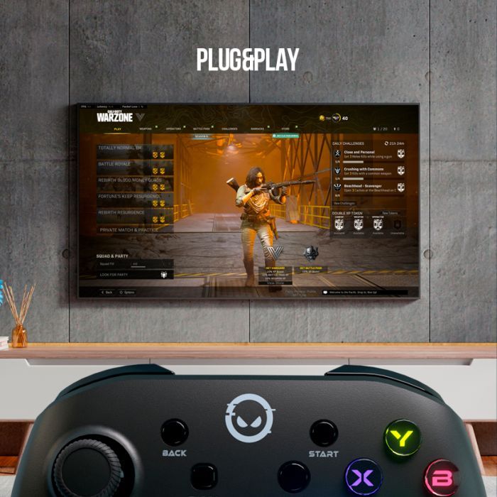 Геймпад Lorgar TRIX-510 PC iOS13 Android PS3 Bluetooth Black (LRG-GP510) изображение 12