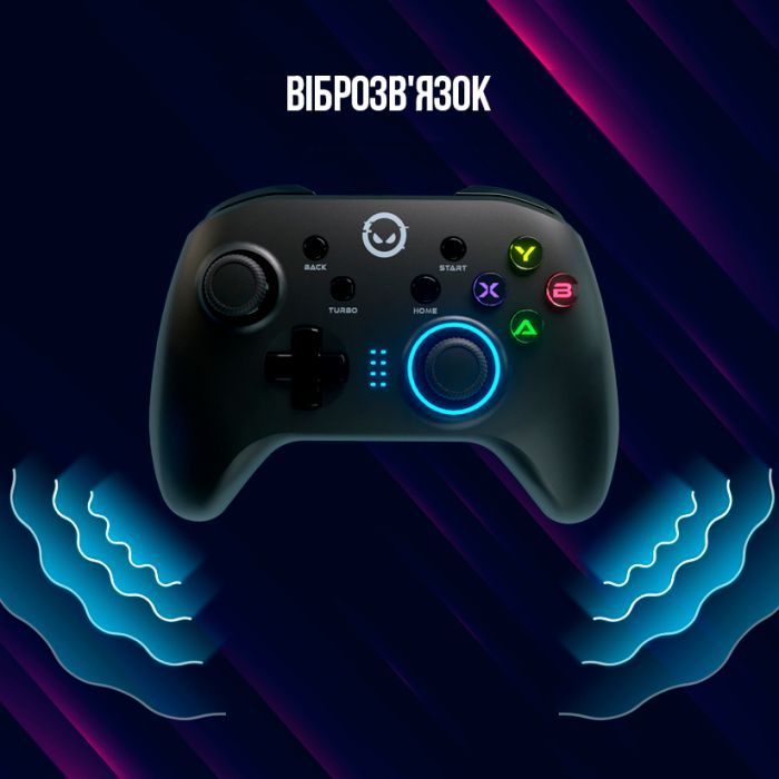 Геймпад Lorgar TRIX-510 PC iOS13 Android PS3 Bluetooth Black (LRG-GP510) изображение 7