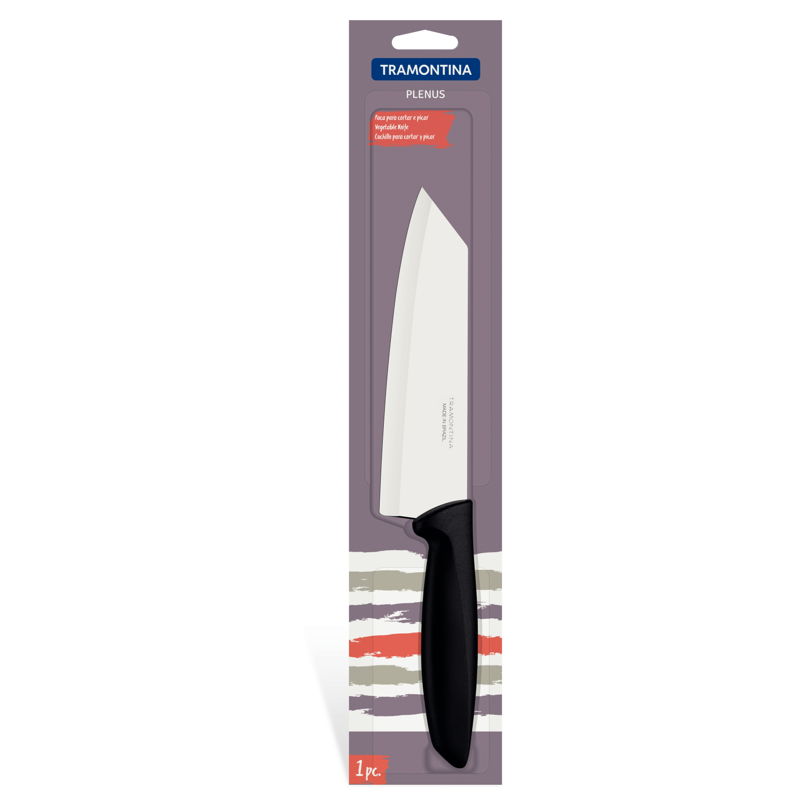 Кухонный нож Tramontina Plenus Black 152 мм (23443/106) изображение 2