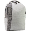 Рюкзак шкільний Optima 17.5" USB Techno чоловічий 0.7 кг 16-25 л Сірий з виділеними елементами (O97593-03)