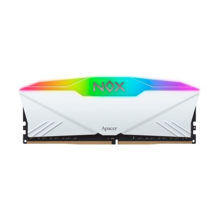 Модуль памяти для компьютера DDR4 16GB (2x8GB) 3200 MHz NOX RGB White Apacer (AH4U16G32C28YNWAA-2) изображение 2
