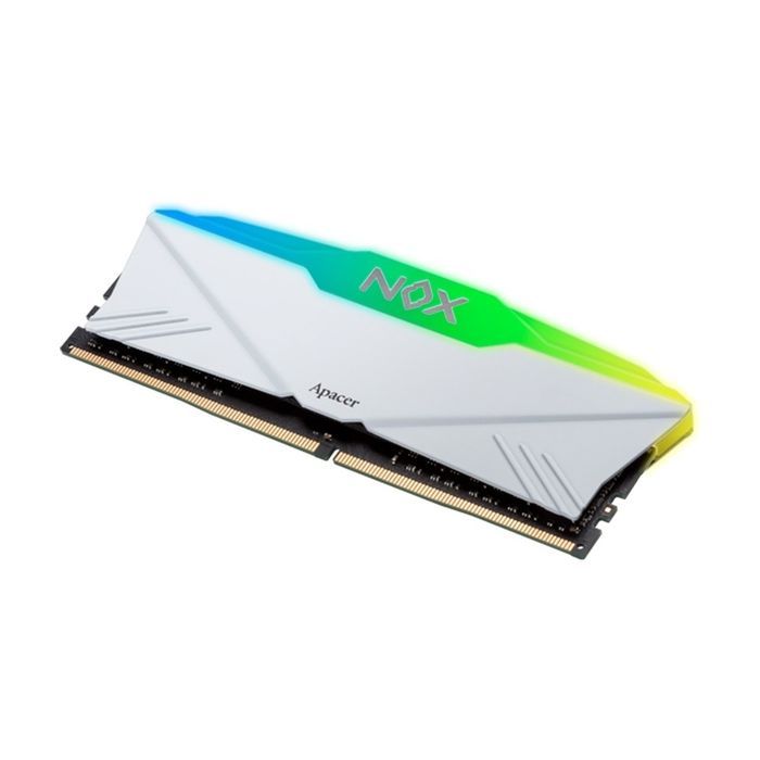 Модуль памяти для компьютера DDR4 16GB (2x8GB) 3200 MHz NOX RGB White Apacer (AH4U16G32C28YNWAA-2) изображение 3