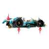 Конструктор LEGO Ninjago Суперсила дракона Зейна автомобіль для перегонів спін-джитсу 307 деталей (71791) зображення 4