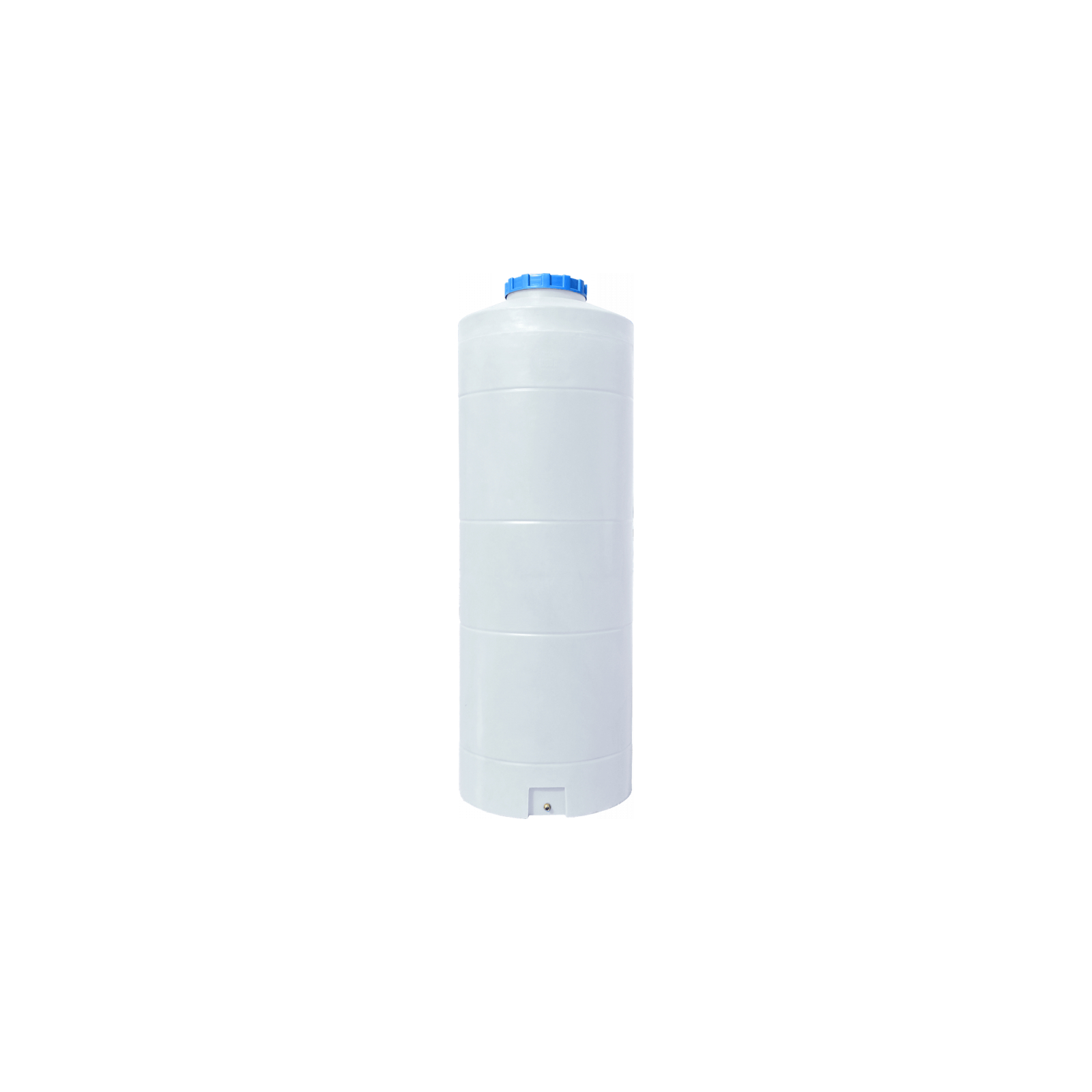 Емкость для воды Пласт Бак вертикальная пищевая 500 л узкая белая (817) изображение 2